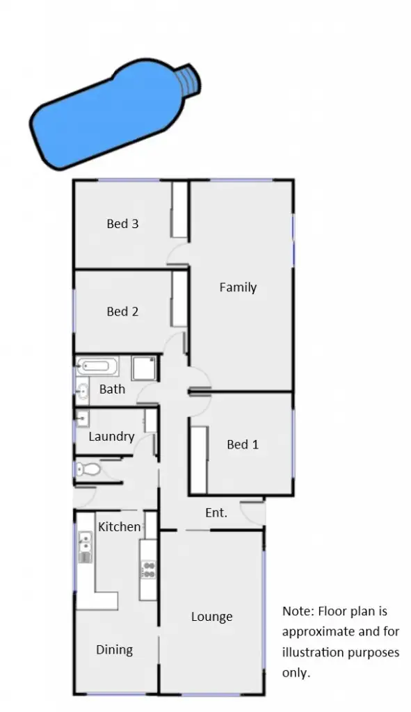 Floorplan of Homely house listing, 90 William Street, Gol Gol NSW 2738