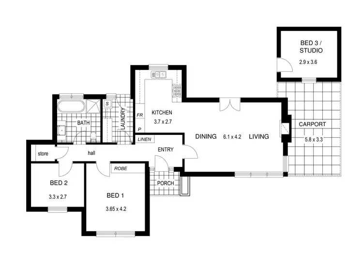 Floorplan of Homely house listing, 2 Glen Street, Burnside SA 5066
