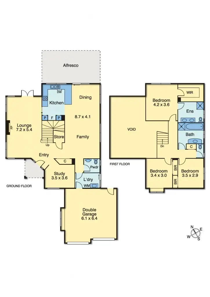 Floorplan of Homely house listing, 6 Phillips Court, Mount Martha VIC 3934