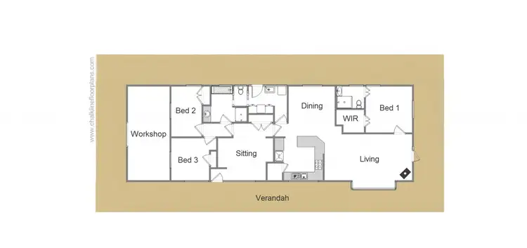 Floorplan of Homely rural property listing, 317 Buttercup Road, Merrijig VIC 3723