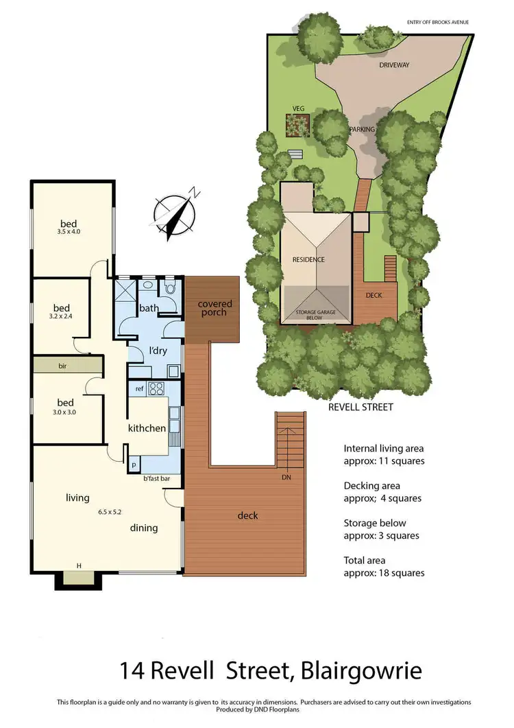 Floorplan of Homely house listing, 14 Revell Street, Blairgowrie VIC 3942