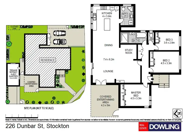Floorplan of Homely house listing, 226 Dunbar Street, Stockton NSW 2295
