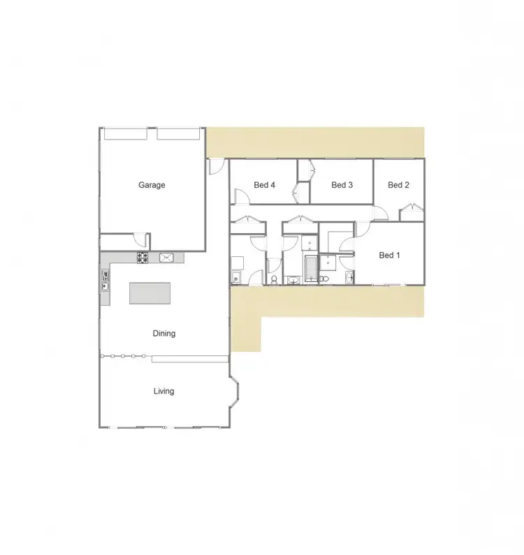 Floorplan of Homely house listing, 84A Highton Lane, Mansfield VIC 3722