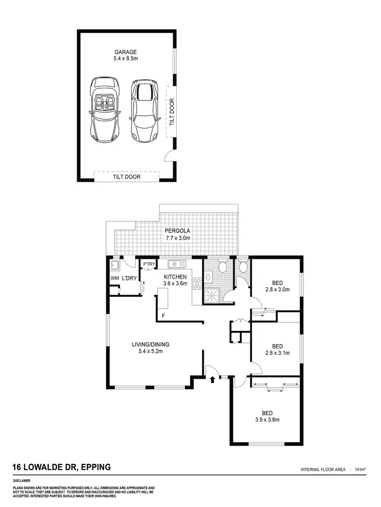 Floorplan of Homely house listing, 16 Lowalde Drive, Epping VIC 3076