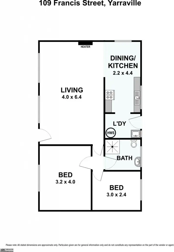 Floorplan of Homely house listing, 109 Francis Street, Yarraville VIC 3013