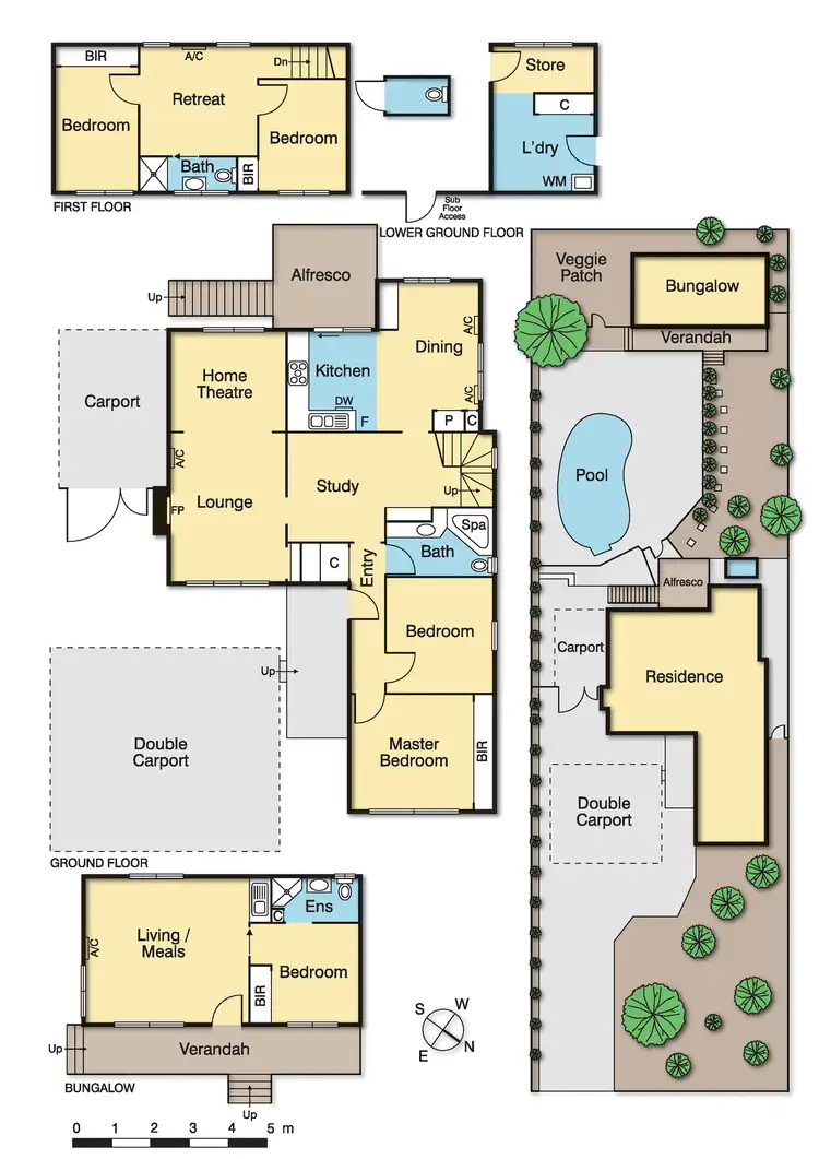 Floorplan of Homely house listing, 55 Hume Street, Greensborough VIC 3088