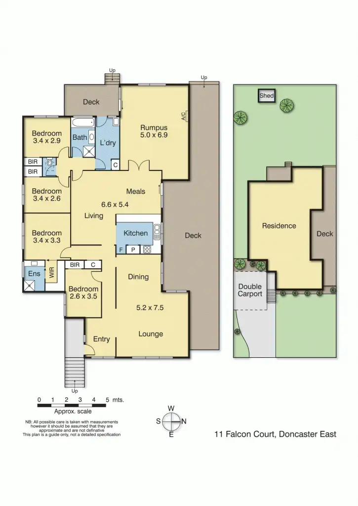 Floorplan of Homely house listing, 11 Falcon Court, Doncaster East VIC 3109