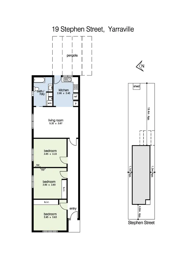 Floorplan of Homely house listing, 19 Stephen Street, Yarraville VIC 3013