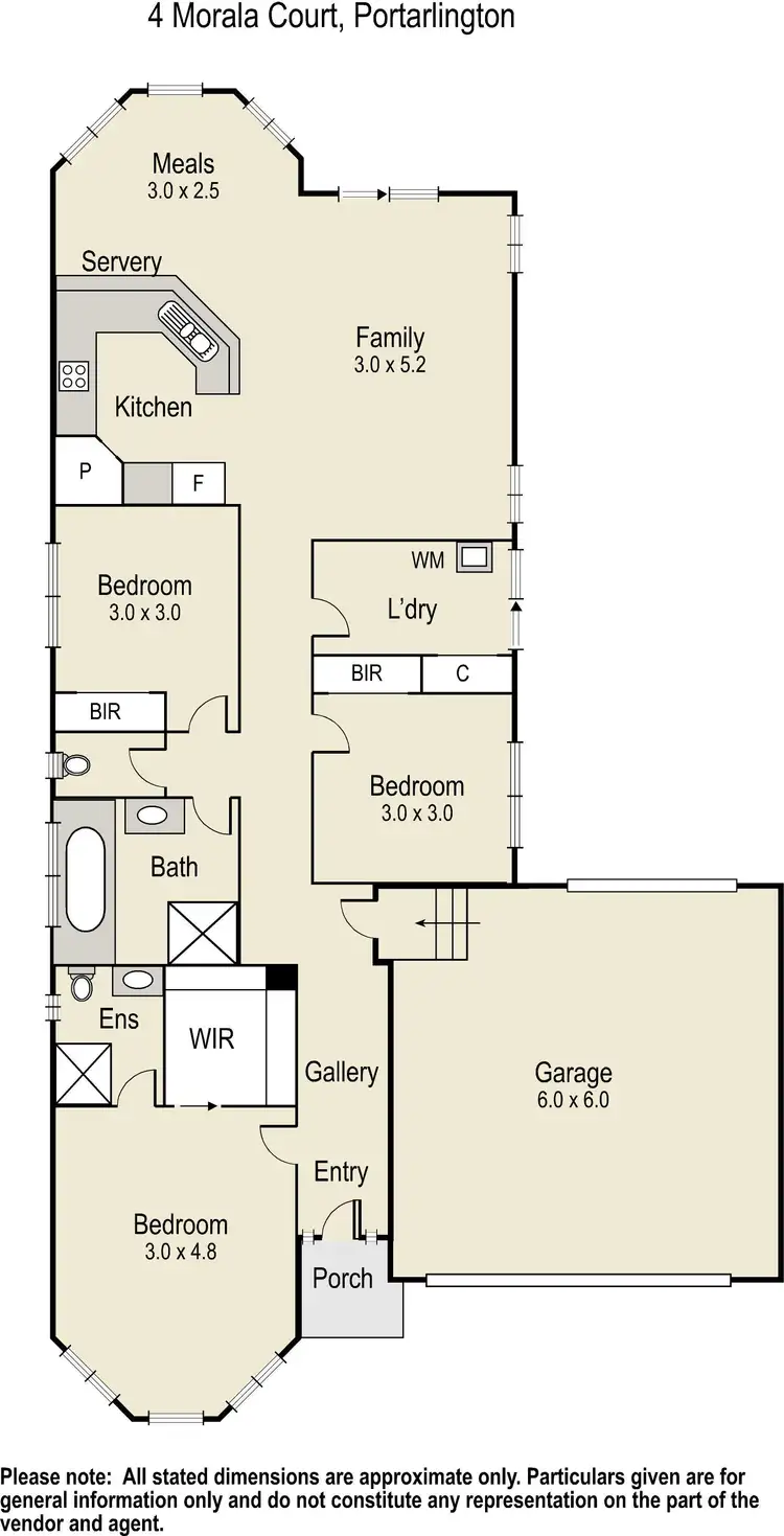 Floorplan of Homely house listing, 4 Morala Court, Portarlington VIC 3223