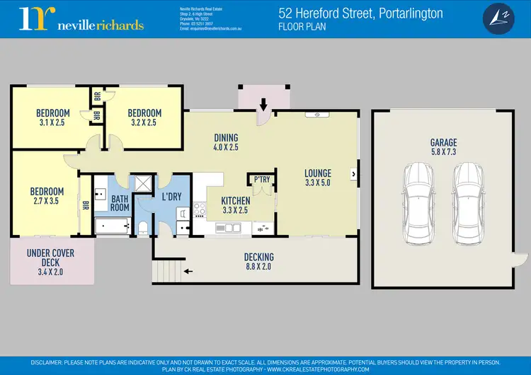 Floorplan of Homely house listing, 52 Hereford Street, Portarlington VIC 3223