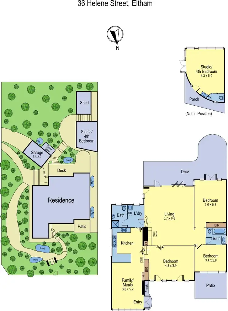 Floorplan of Homely house listing, 36 Helene Street, Eltham VIC 3095