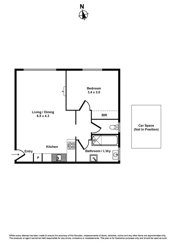 Floorplan of Homely apartment listing, 5/7 Hatfield court, West Footscray VIC 3012