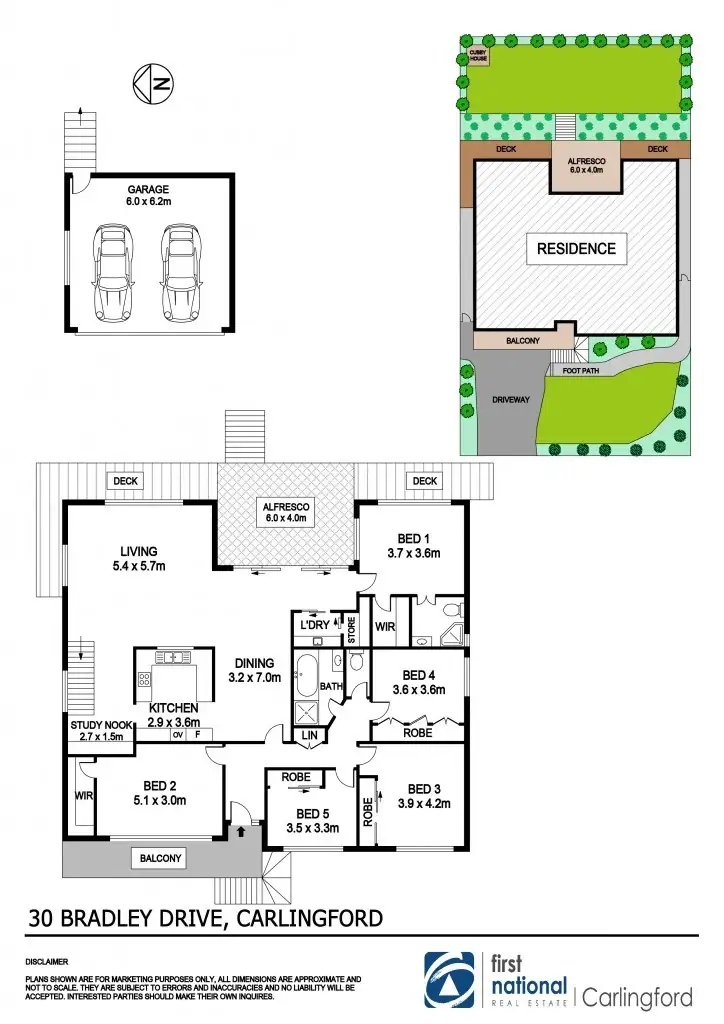 Floorplan of Homely house listing, 30 Bradley Drive, Carlingford NSW 2118
