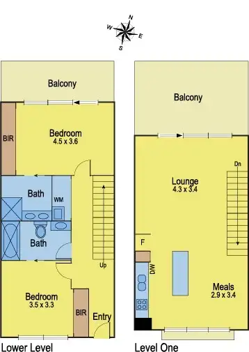 Floorplan of Homely apartment listing, 114/18 Bent Street, Kensington VIC 3031