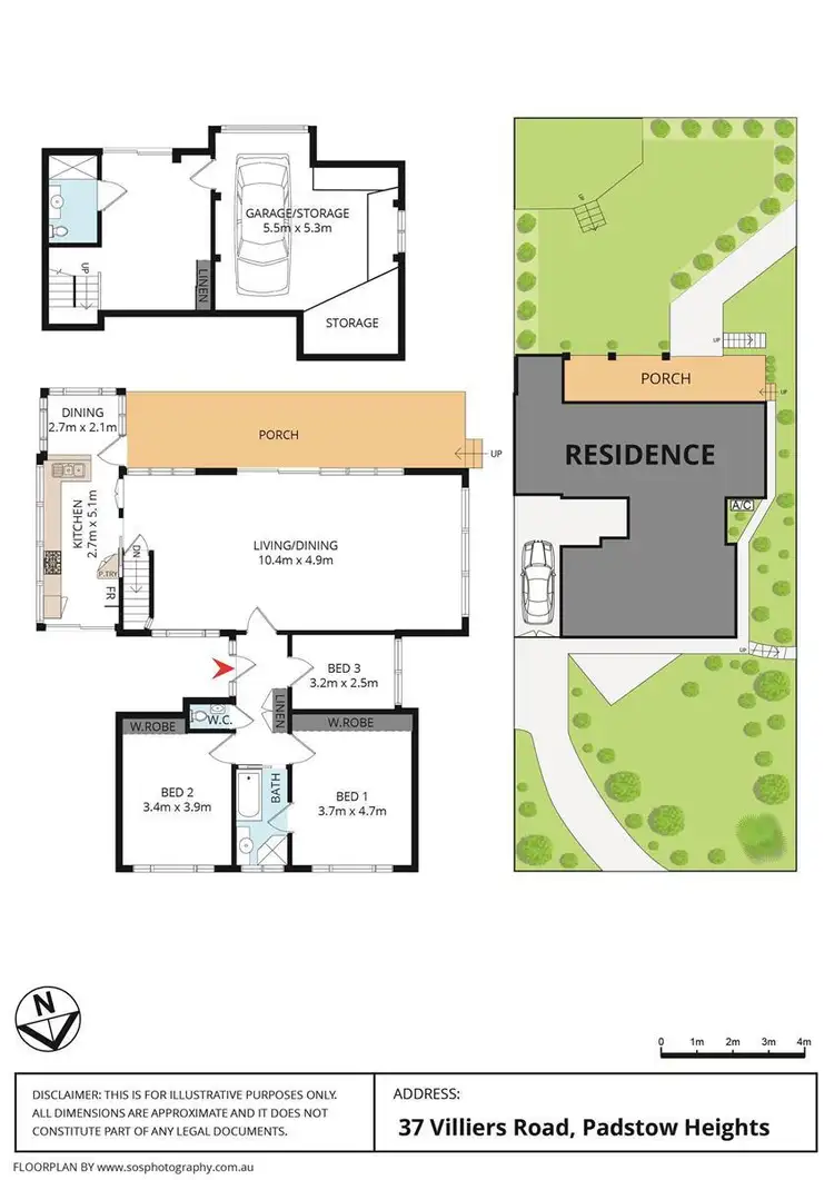 Floorplan of Homely house listing, 37 Villiers Road, Padstow Heights NSW 2211