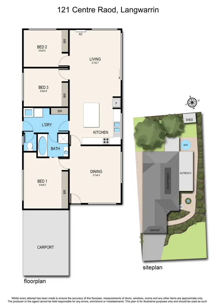 Floorplan of Homely house listing, 121 Centre Road, Langwarrin VIC 3910