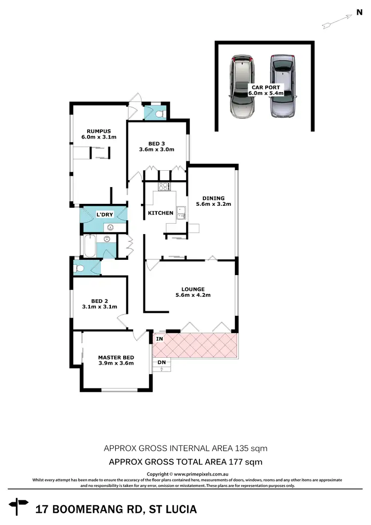 Floorplan of Homely house listing, 17 Boomerang Road, St Lucia QLD 4067