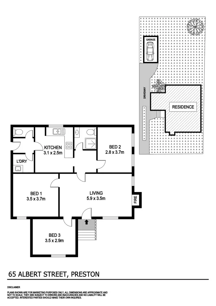 Floorplan of Homely house listing, 65 Albert Street, Preston VIC 3072