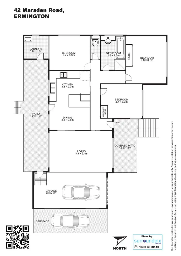 Floorplan of Homely house listing, 42A Marsden Road, Ermington NSW 2115