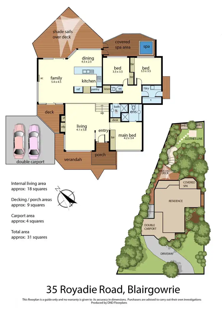 Floorplan of Homely house listing, 35 Royadie Road, Blairgowrie VIC 3942