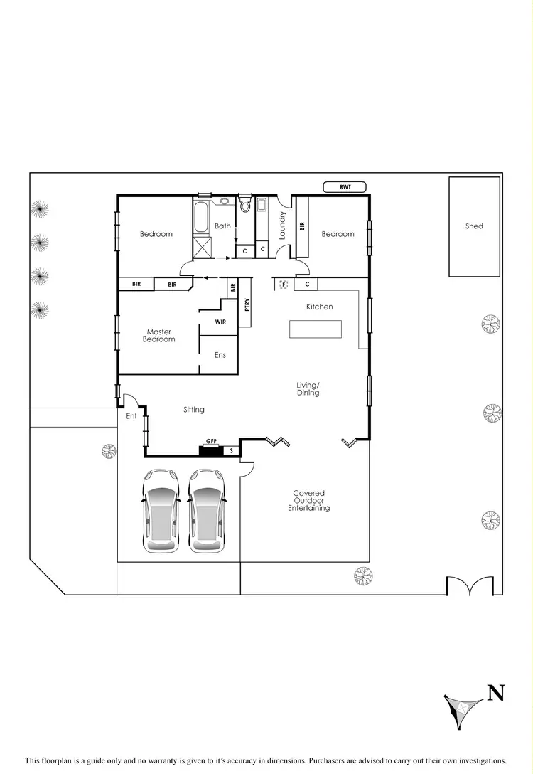 Floorplan of Homely house listing, 11 Tyabb Grove, Aspendale VIC 3195