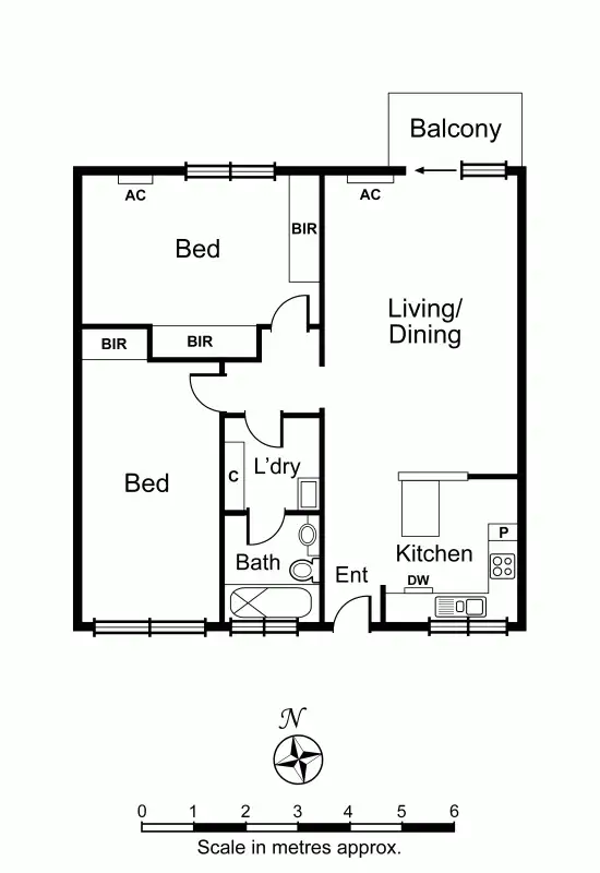 Floorplan of Homely apartment listing, 18/40 Upton Road, Prahran VIC 3181