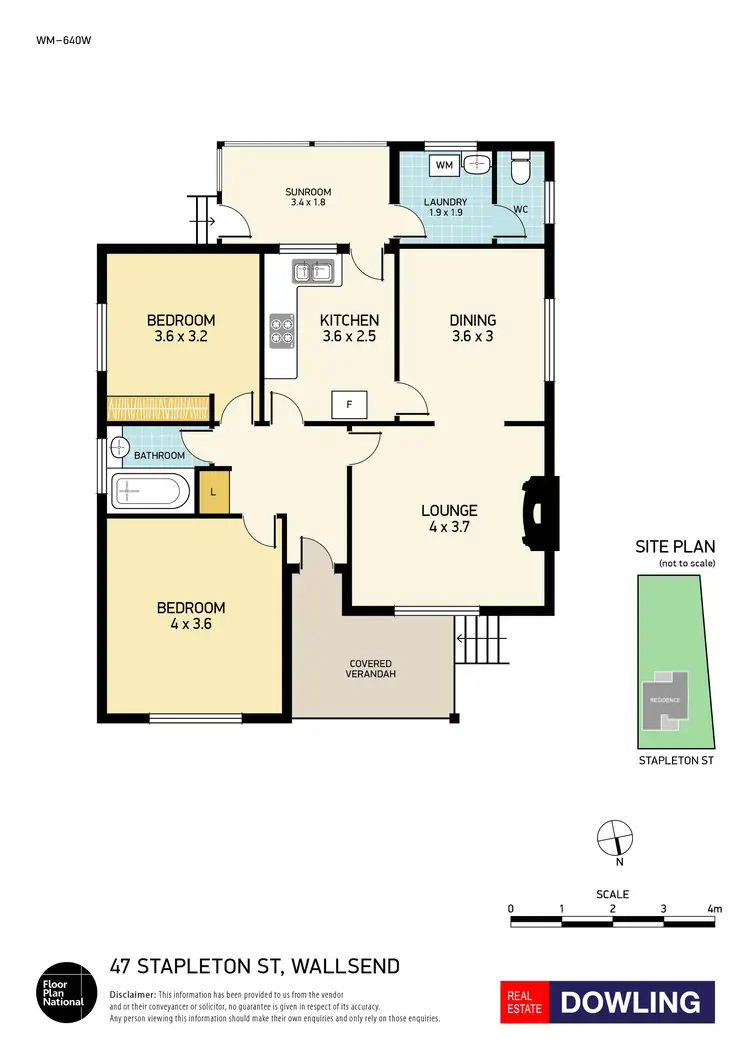 Floorplan of Homely house listing, 47 Stapleton Street, Wallsend NSW 2287