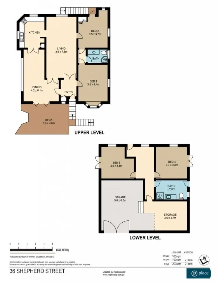 Floorplan of Homely house listing, 36 Shepherd Street, Wynnum QLD 4178