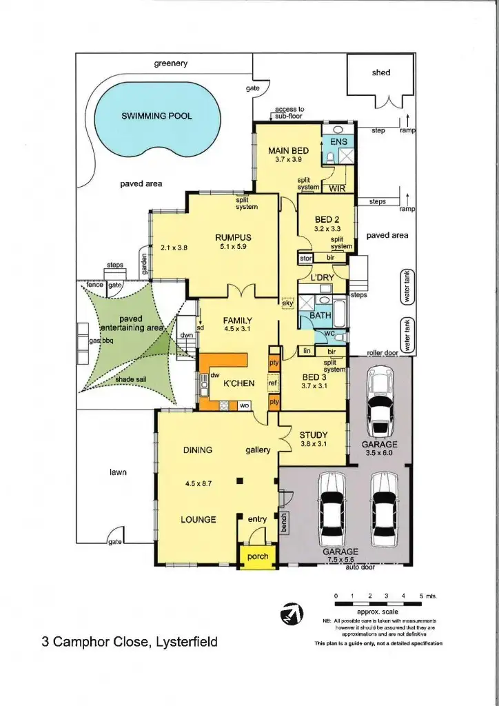 Floorplan of Homely house listing, 3 Camphor Close, Lysterfield VIC 3156