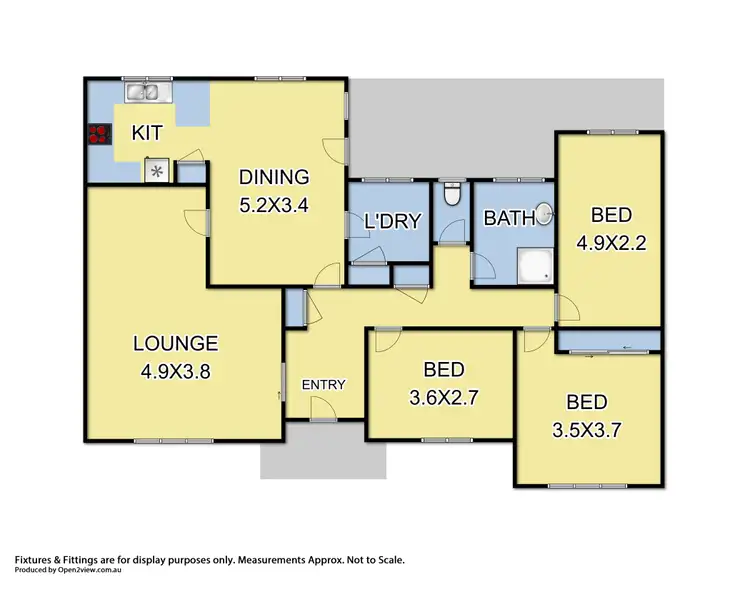 Floorplan of Homely house listing, 56 Bell Street, Yarra Glen VIC 3775