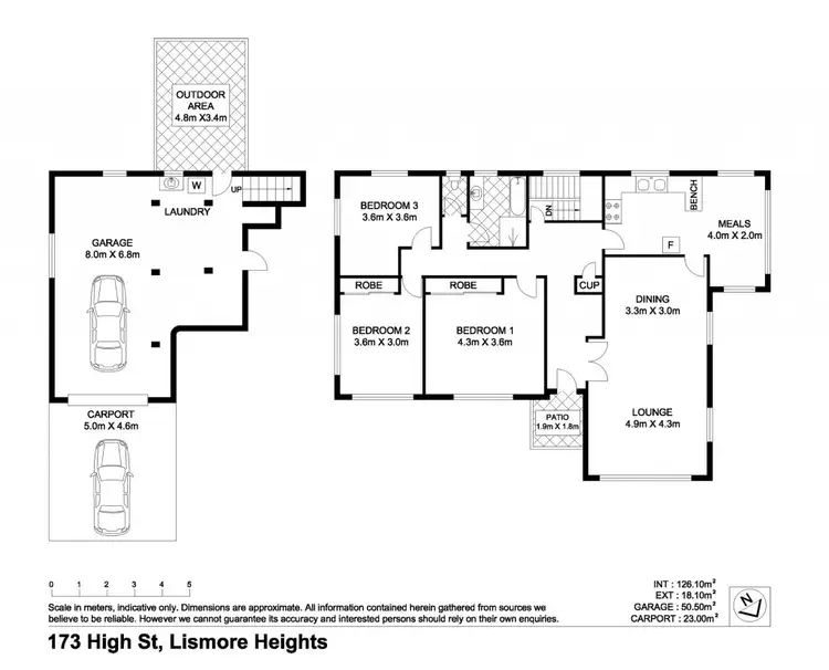 Floorplan of Homely house listing, 173 High Street, Lismore Heights NSW 2480