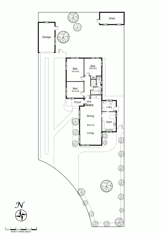 Floorplan of Homely house listing, 3 Otford Close, Moorabbin VIC 3189