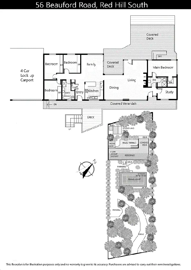 Floorplan of Homely house listing, 56 Beauford Road, Red Hill South VIC 3937