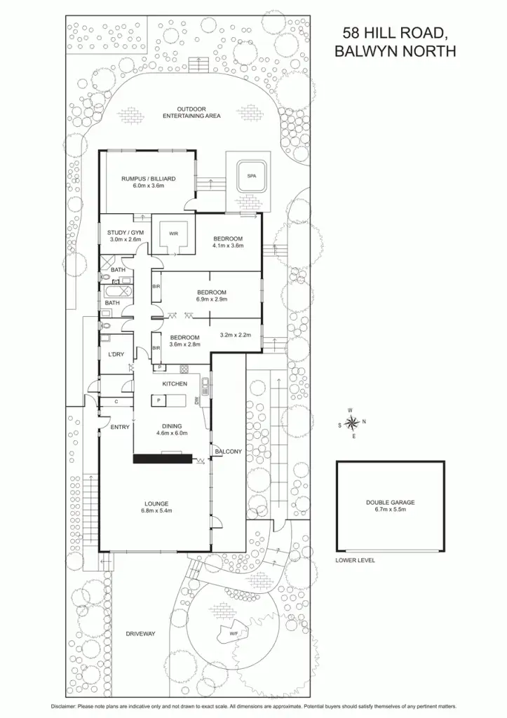 Floorplan of Homely house listing, 58 Hill Road, Balwyn North VIC 3104