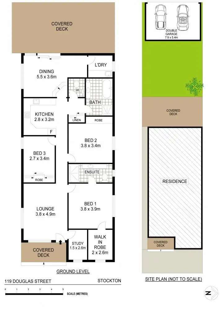 Floorplan of Homely house listing, 119 Douglas Street, Stockton NSW 2295