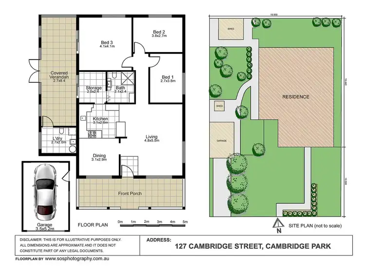 Floorplan of Homely house listing, 127 Cambridge Street, Cambridge Park NSW 2747