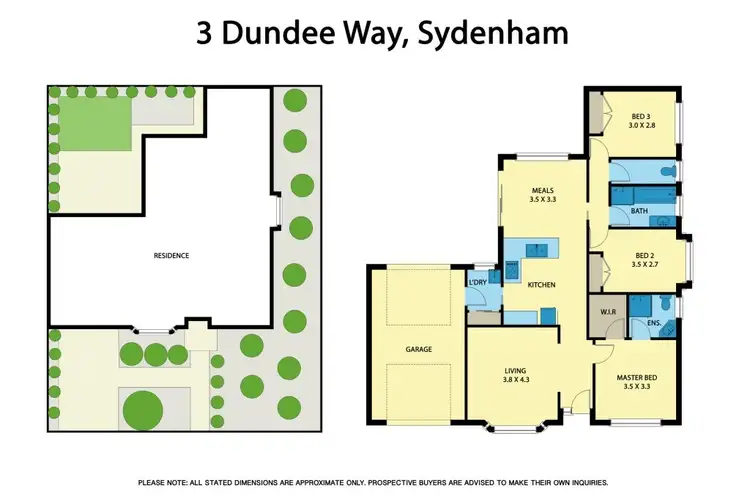 Floorplan of Homely house listing, 3 Dundee Way, Sydenham VIC 3037