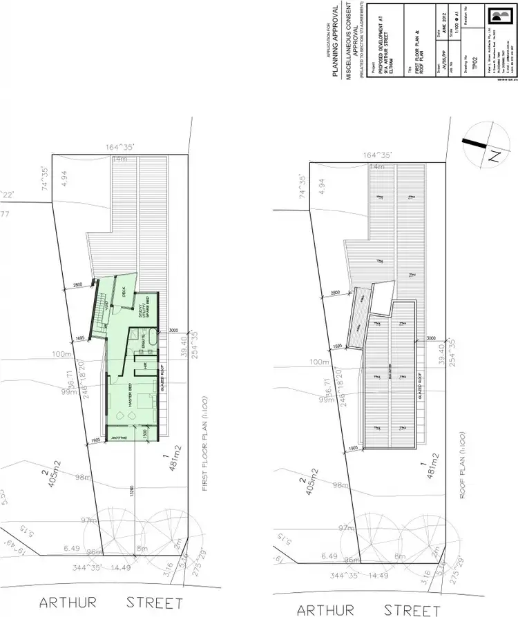 Floorplan of Homely land listing, 3/91 A Arthur Street, Eltham VIC 3095