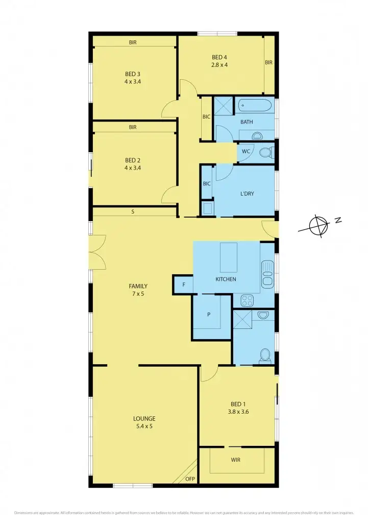Floorplan of Homely rural property listing, 450 Nobles Road, Gherang VIC 3240