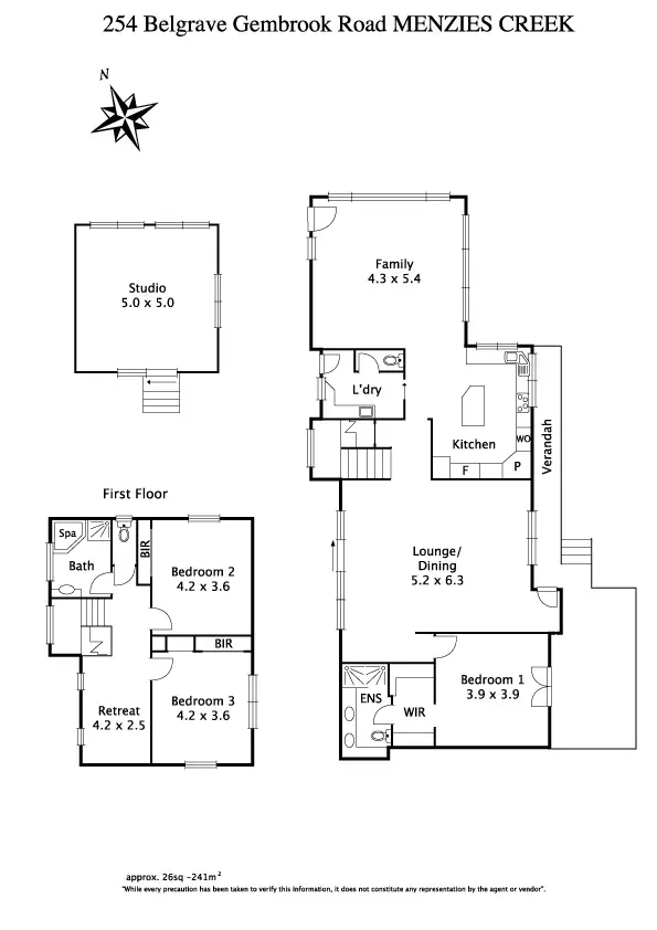 Floorplan of Homely house listing, 254 Belgrave-Gembrook Road, Menzies Creek VIC 3159