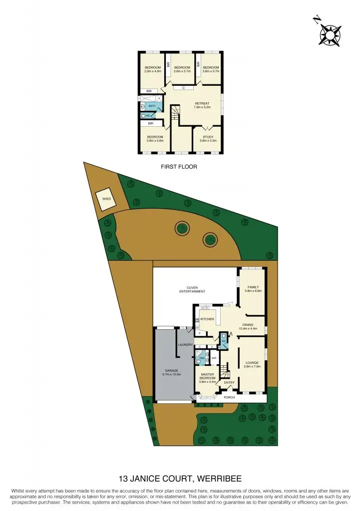 Floorplan of Homely house listing, 13 Janice Court, Werribee VIC 3030