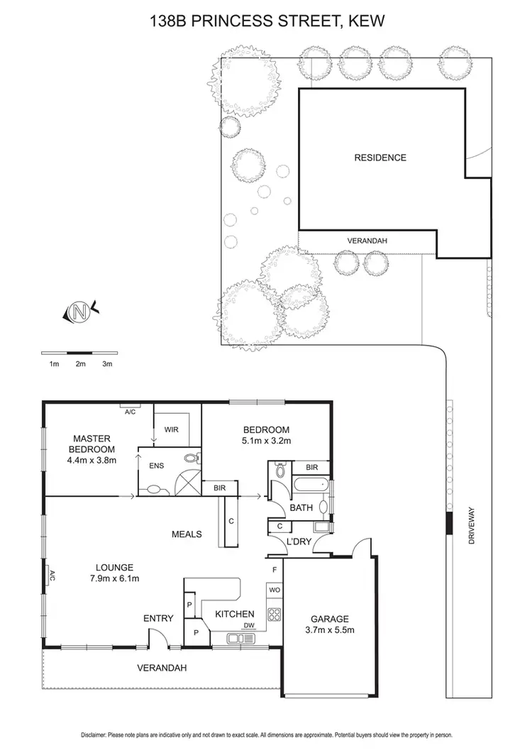 Floorplan of Homely unit listing, 138B Princess Street, Kew VIC 3101