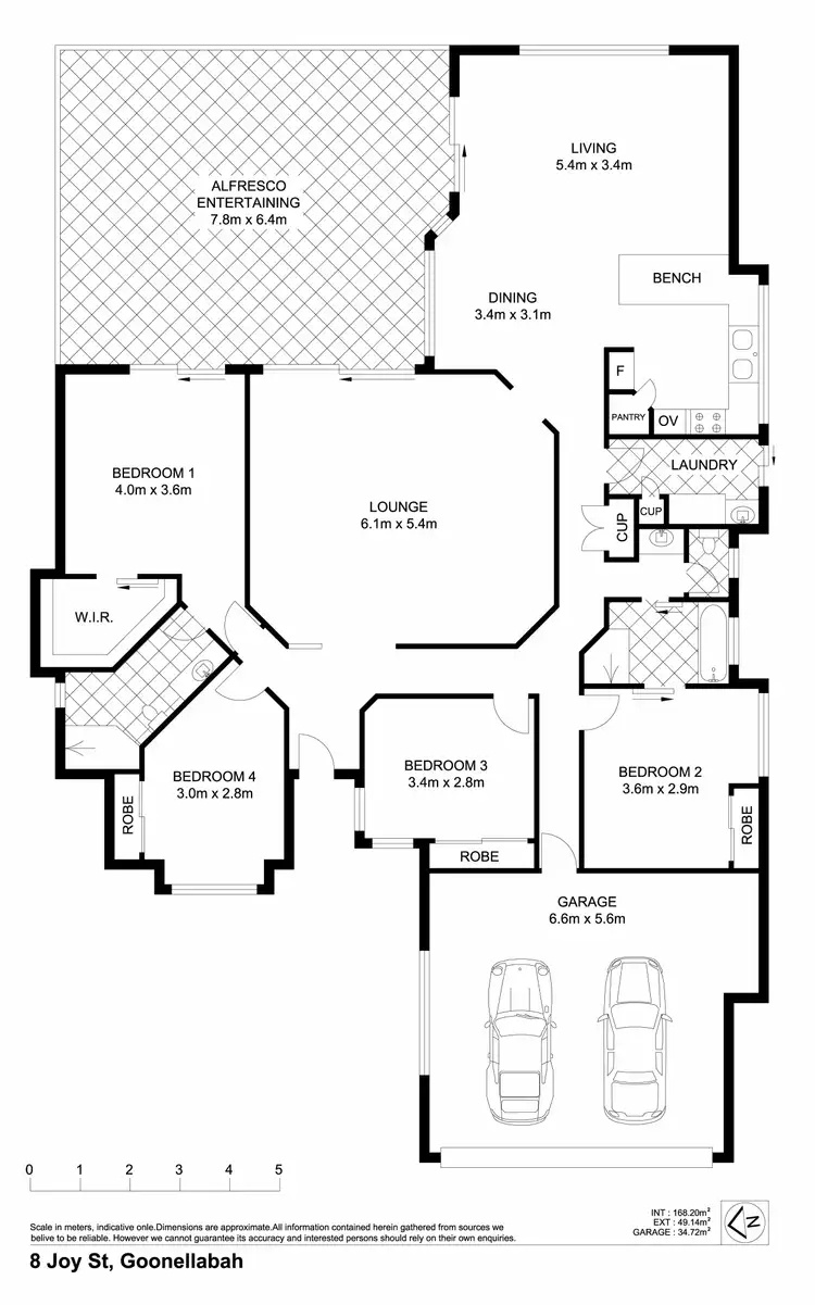 Floorplan of Homely house listing, 8 Joy Street, Goonellabah NSW 2480