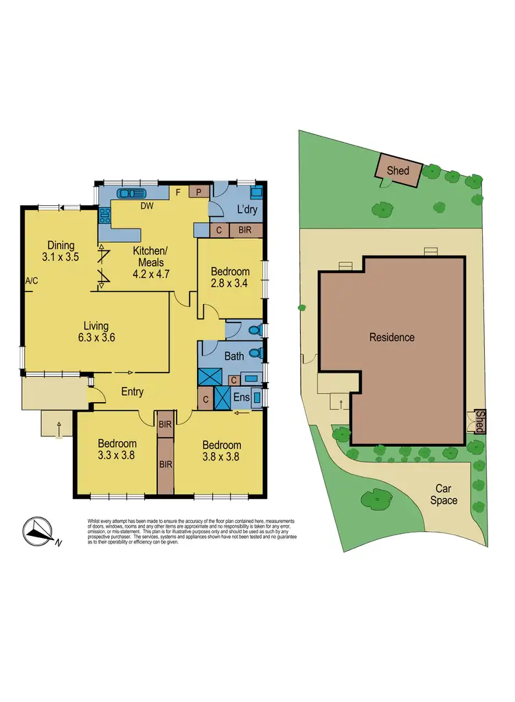 Floorplan of Homely house listing, 4 Dealing Court, Bundoora VIC 3083