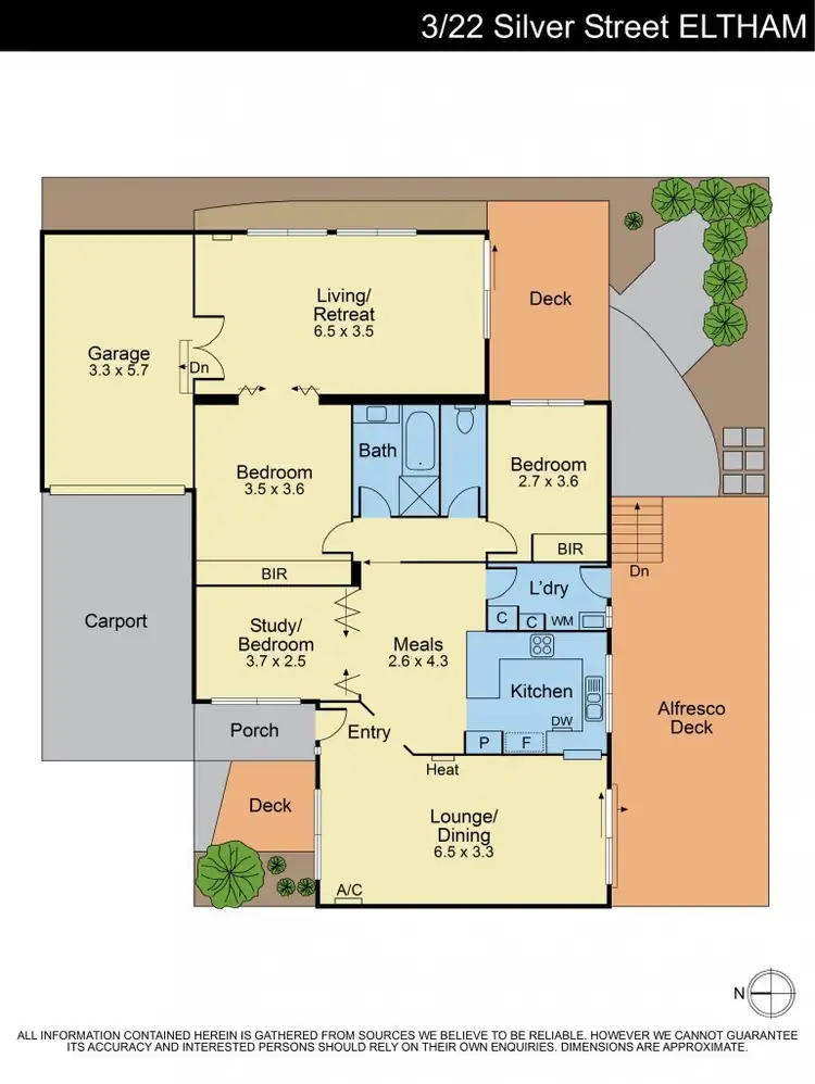 Floorplan of Homely house listing, 3/22 Silver Street, Eltham VIC 3095