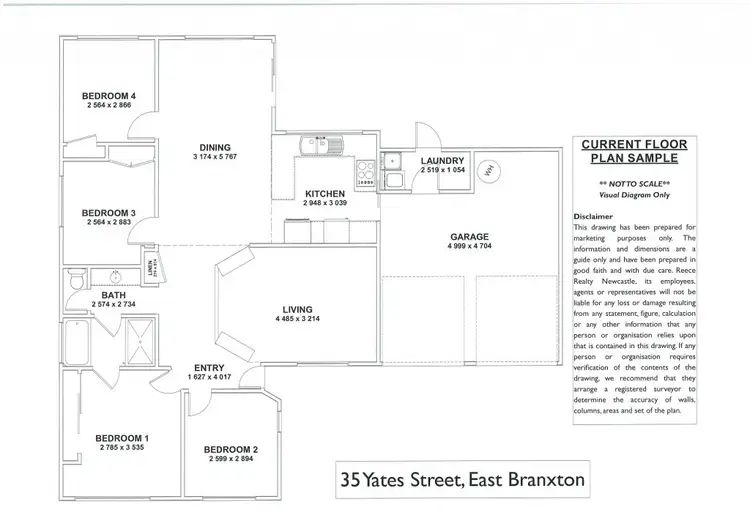 Floorplan of Homely house listing, 35 Yates Street, East Branxton NSW 2335