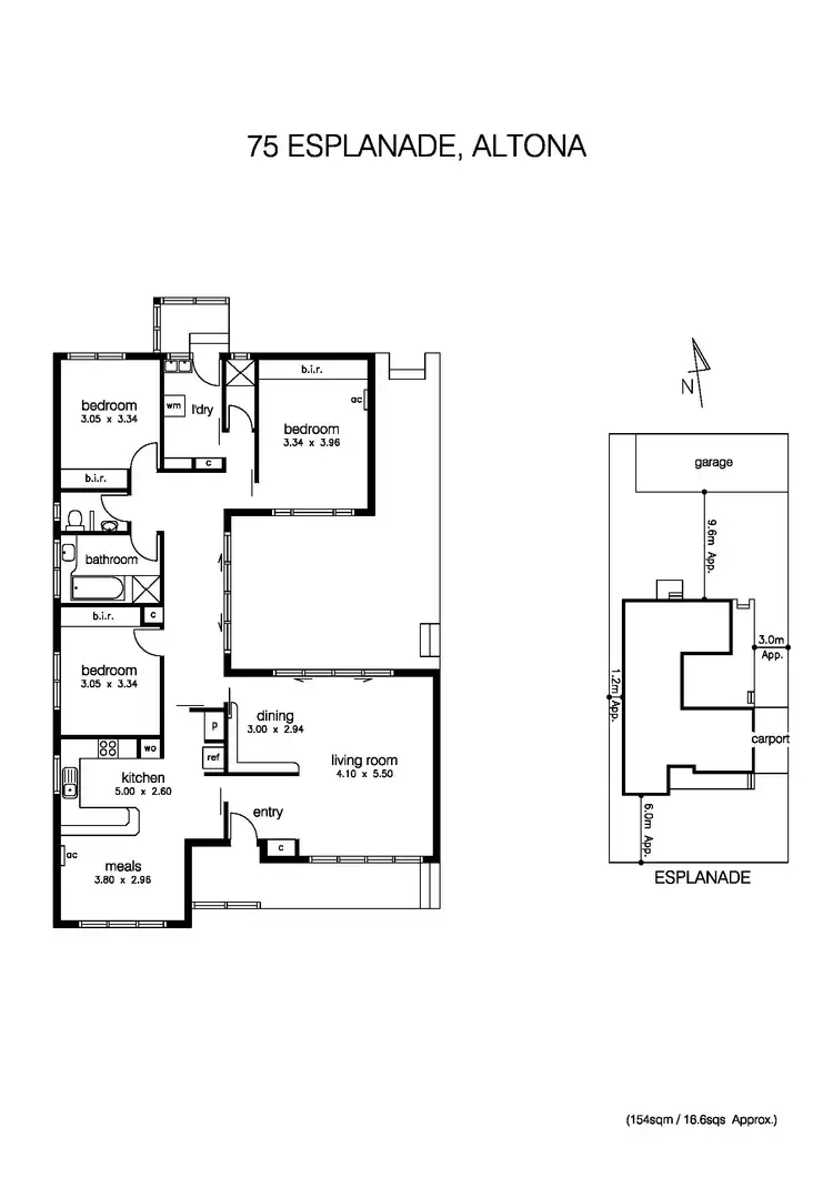 Floorplan of Homely house listing, 75 Esplanade, Altona VIC 3018