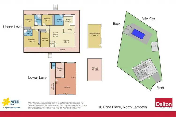 Floorplan of Homely house listing, 10 Erina Place, North Lambton NSW 2299