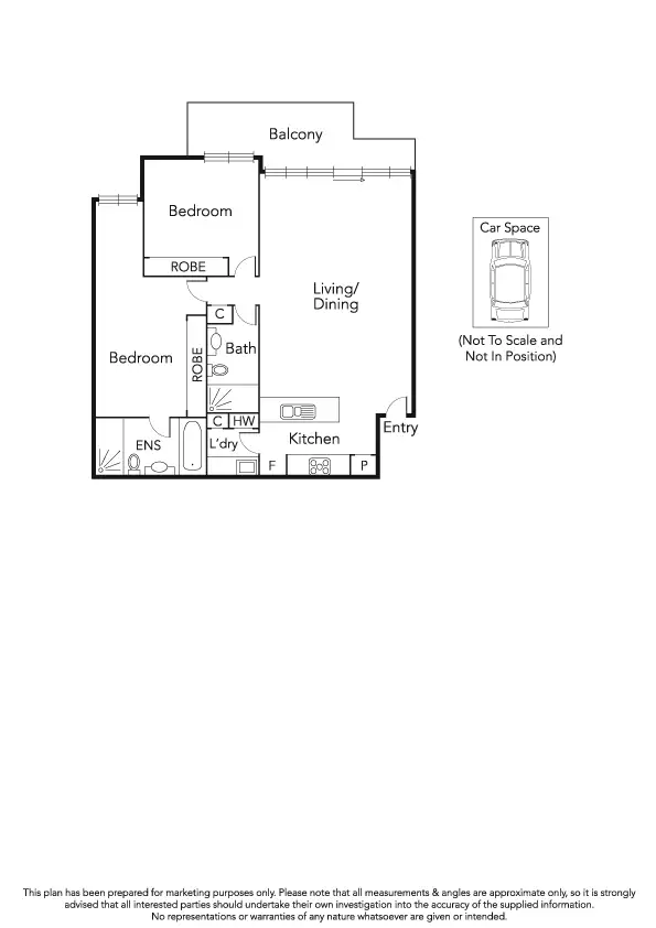 Floorplan of Homely apartment listing, 30/2 Esplanade West, Port Melbourne VIC 3207