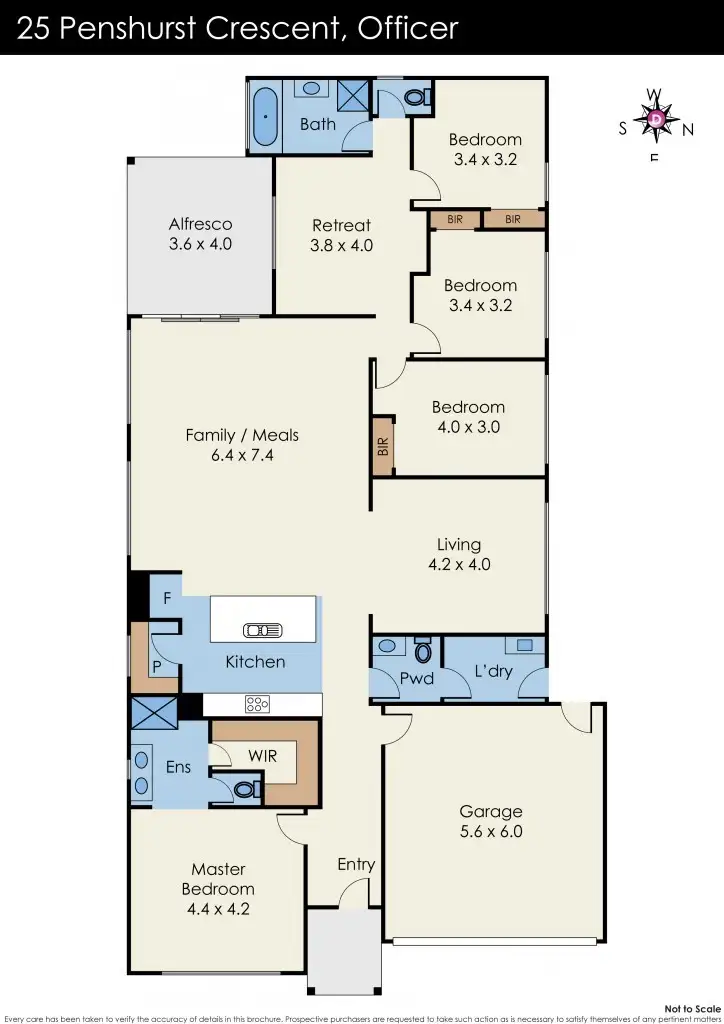 Floorplan of Homely house listing, 25 Penshurst Crescent, Officer VIC 3809